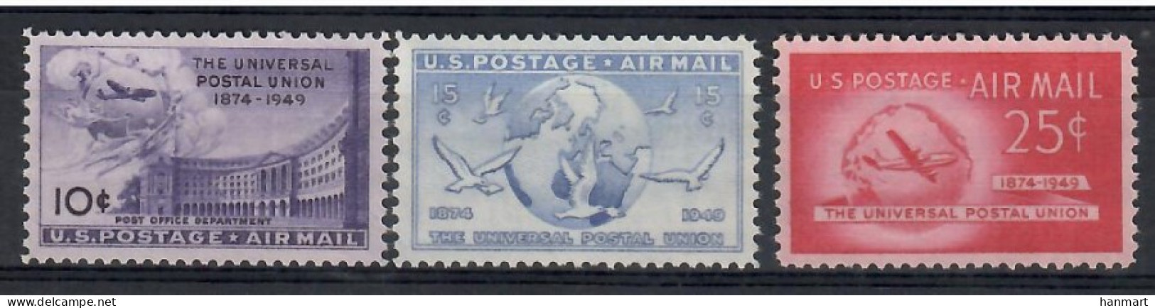 United States Of America 1949 Mi 601-603 MNH  (ZS1 USA601-603) - Autres & Non Classés