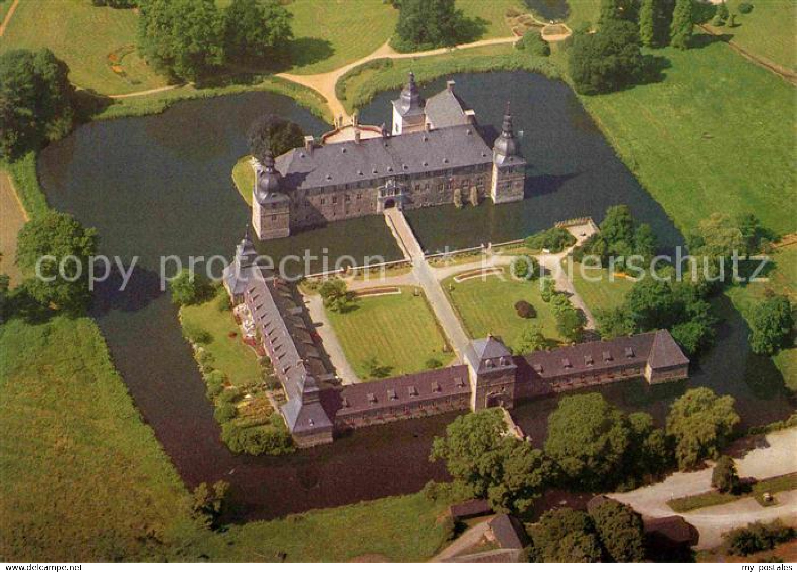 72684075 Lembeck Fliegeraufnahme Schloss Dorsten - Dorsten