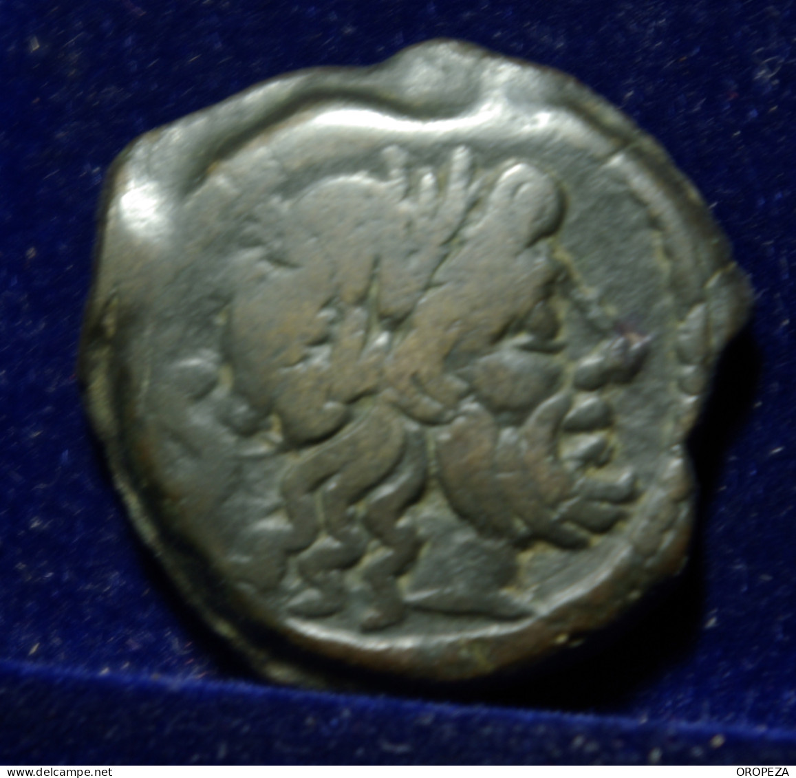 78  -  BONITO  SEMIS  DE  JANO - SERIE SIMBOLOS -   MARIPOSA  - MBC - Republic (280 BC To 27 BC)