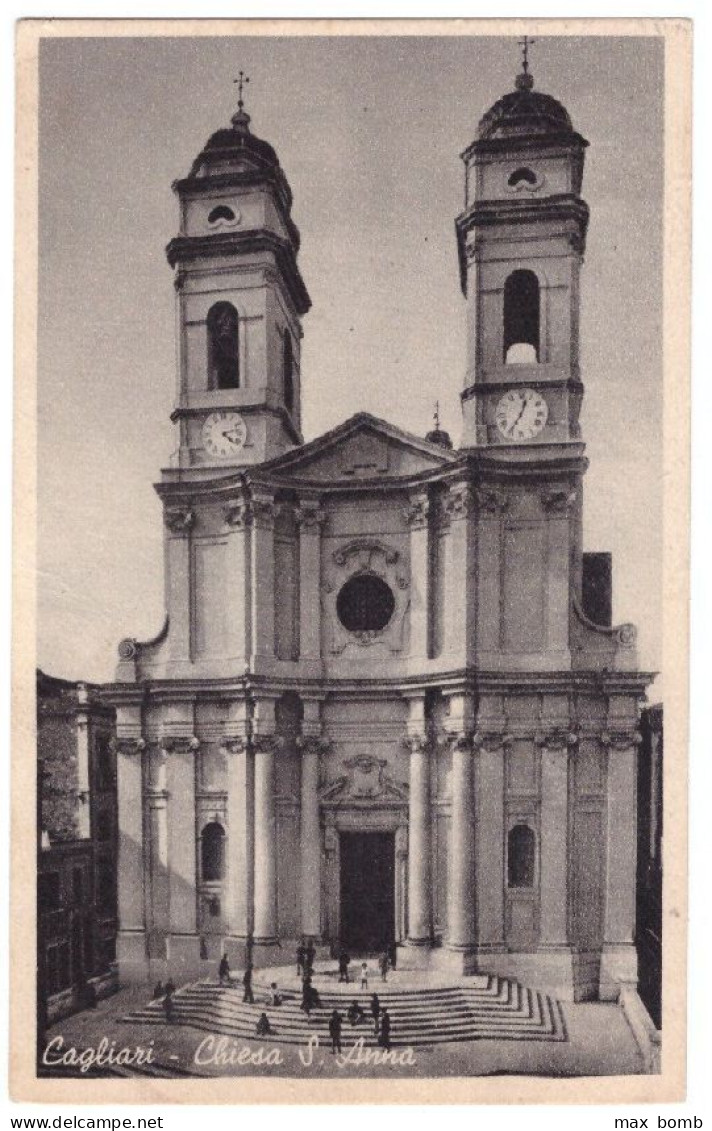 1951 CAGLIARI  21-  CHIESA S. ANNA - Cagliari