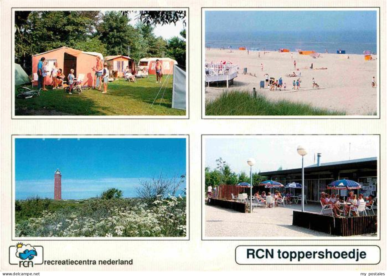 72683956 Ouddorp Aan Zee RCN Toppershoedje Camping Strand Leuchtturm Restaurant  - Autres & Non Classés