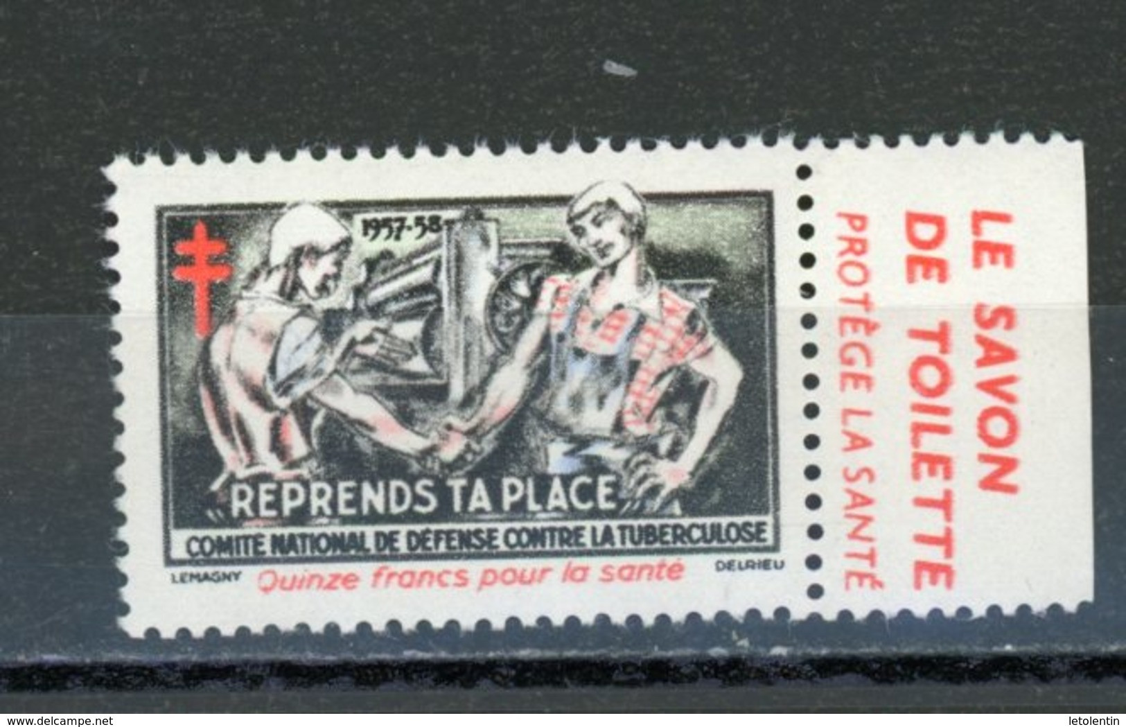 CONTRE LA TUBERCULOSE 1957/58 ** - Tegen Tuberculose