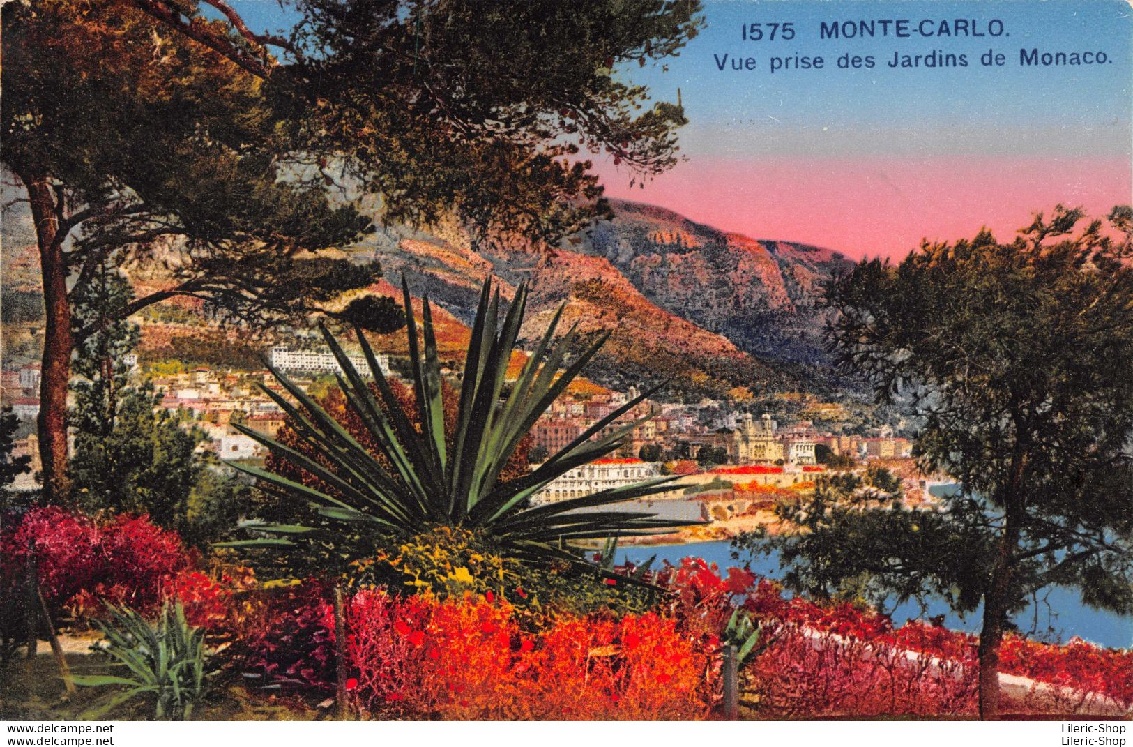 MONTECARLO -- Vue Prise Des Jardins De Monaco, Cpa  - Édition ADIA  ♥♥♥ - Monte-Carlo