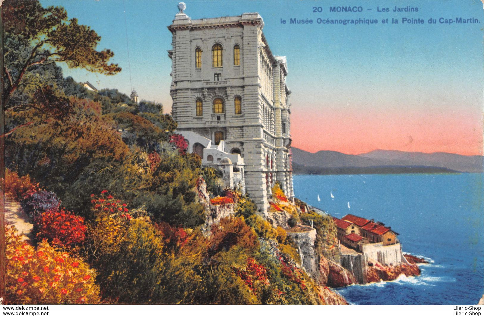 MONACO - Les Jardins, Le Musée Océanographique Et La Pointe Du Cap Martin, Cpa  - Édition ADIA  ♦♦♦ - Monte-Carlo