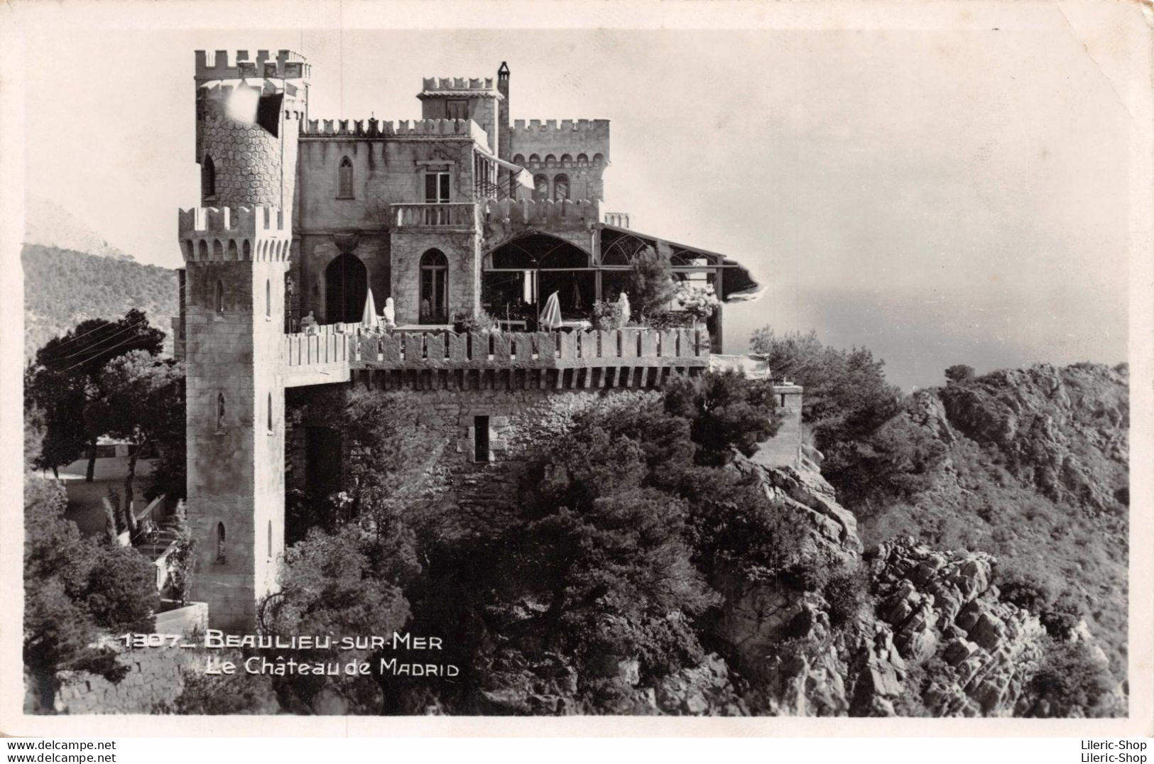 [06] BEAULIEU-SUR MER  Le Château De MADRID Cpsm ± 1950 ♣♣♣ - Beaulieu-sur-Mer