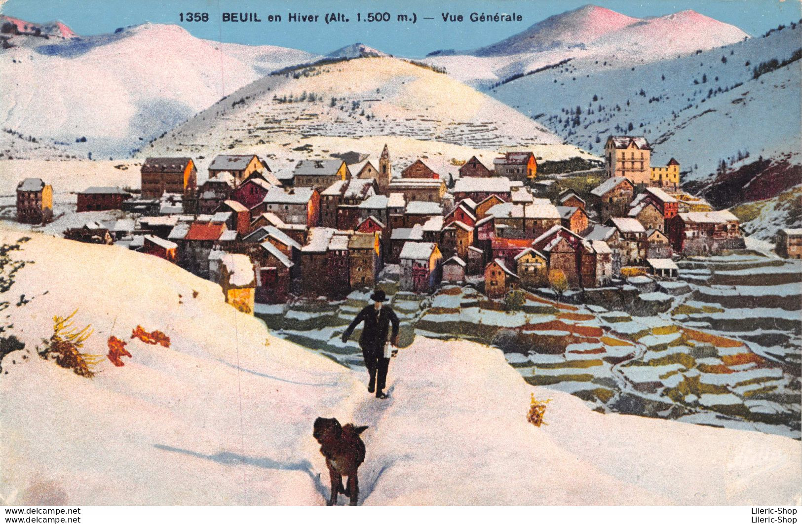 [06] BEUIL En Hiver (Alt. 1.500 M.) - Vue Générale Cpa 1933 ♥♥♥ - Other & Unclassified