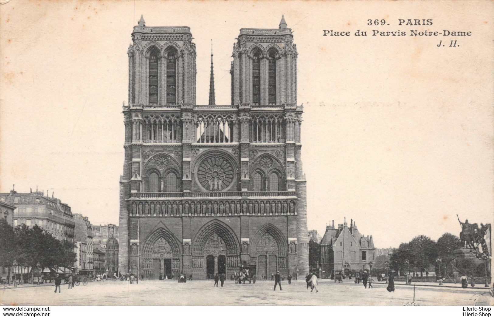 [75] PARIS - Place Du Parvis NOTRE-DAME Cpa ±1920 ♥♥♥ - Notre Dame De Paris