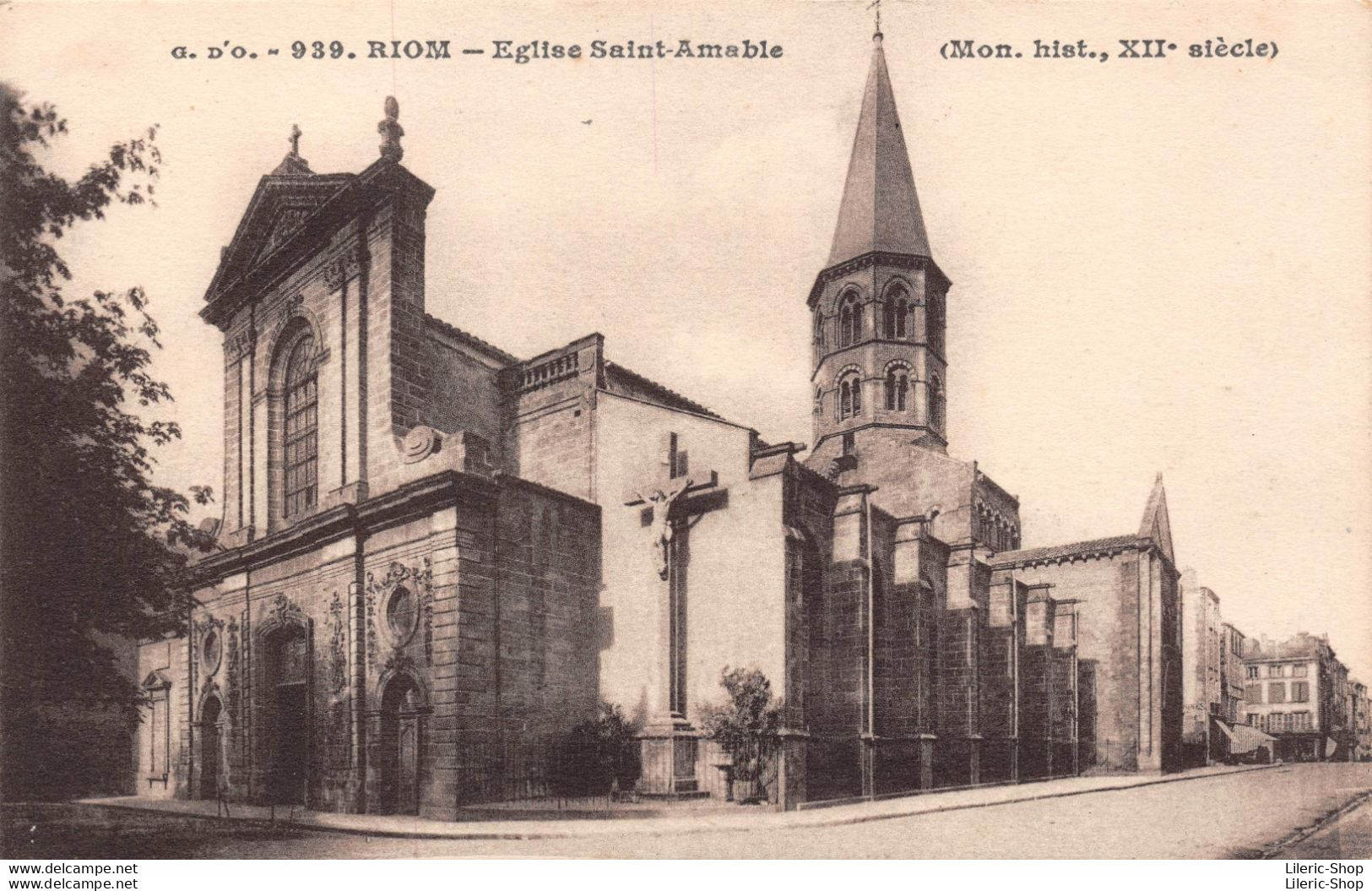 [63]  RIOM - Église Saint-Amable Cpa ± 1920 ♦♦♦ - Riom