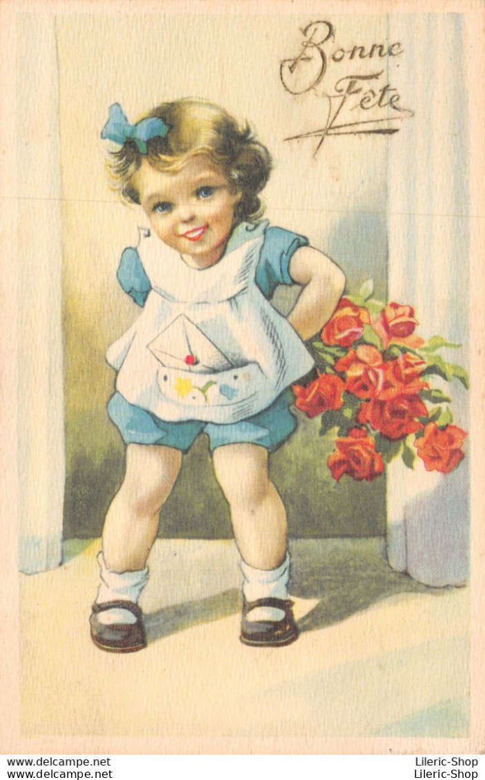 ENFANTS / FANTAISIE / BONNE FÊTE - Adorable Fillette - Fleurs - Lovely Little Girl - Flowers ♥♥♥ - Children's Drawings