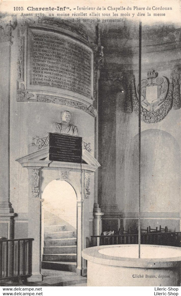 [33]  Intérieur De La Chapelle Royale Du Phare De Cordouan, Le "Versailles De La Mer" Cpa ± 1920 ♦♦♦ - Sonstige & Ohne Zuordnung