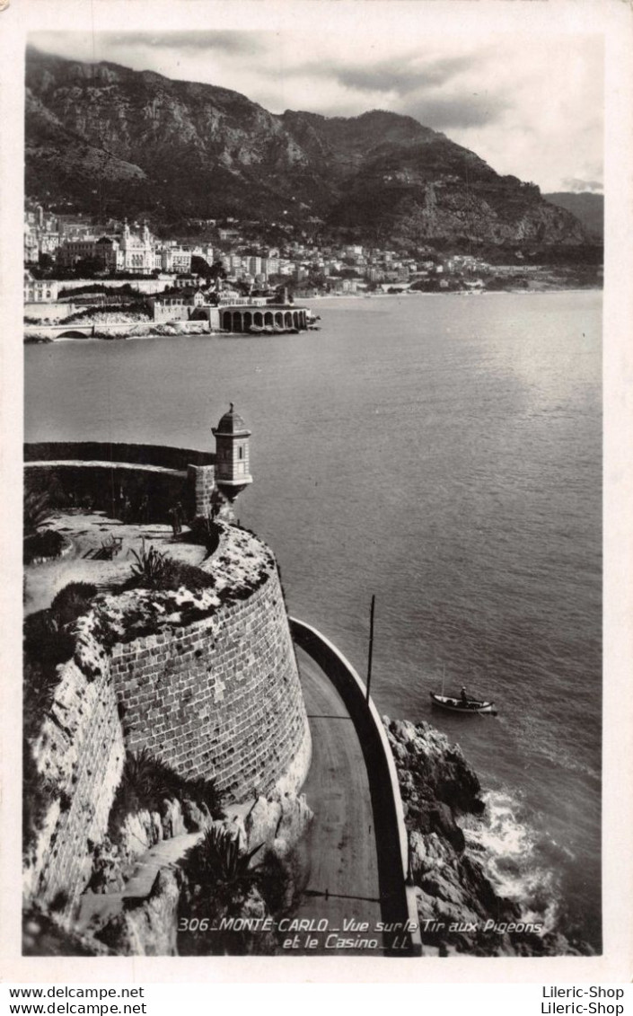 Monaco > Monte-Carlo - Vue Sur Le Tir Aux Pigeons Et Le Casino Cpsm 1932  ♦♦♦ - Monte-Carlo