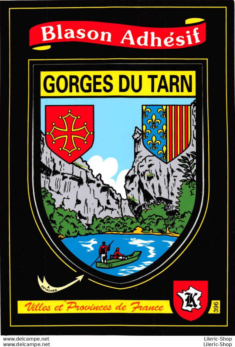 [48] GORGES DU TARN -  Cpm Autocollant Adhésif Blason écusson -  ♥♥♥ - Gorges Du Tarn