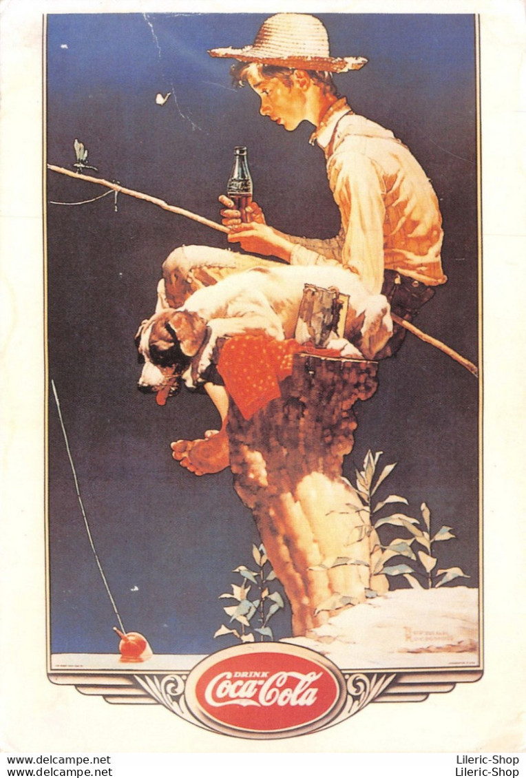 PUBLICITÉ COCA COLA DRINK - REPRODUCTION DE L'OEUVRE DE NORMAN ROCKWELL 1935  ♦♦♦ - Publicité