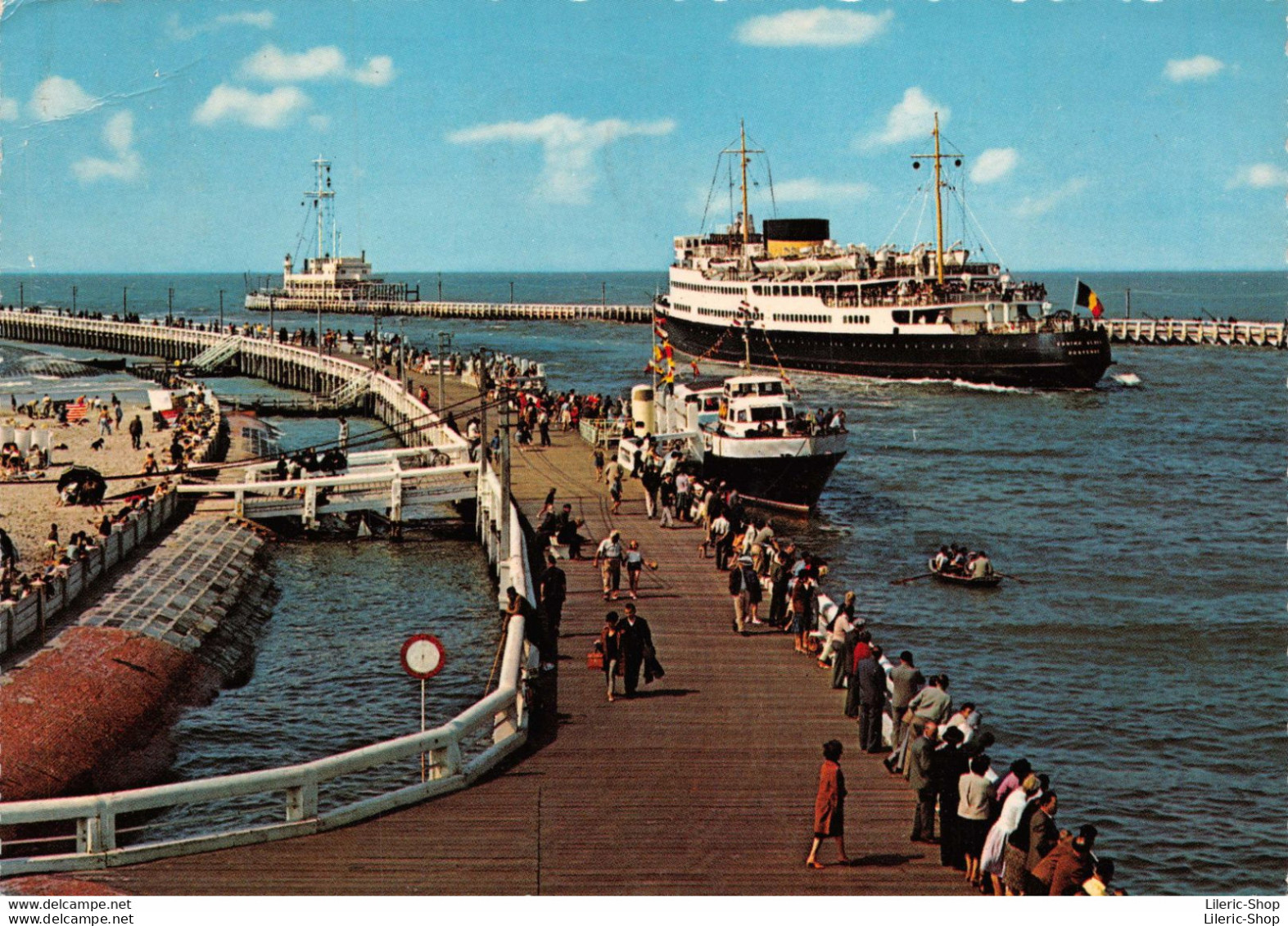 Belgique > Flandre Occidentale - Oostende - Estacade, Malle Et Bateau D'excursion Cpsm GF1962 ♥♥♥ - Oostende