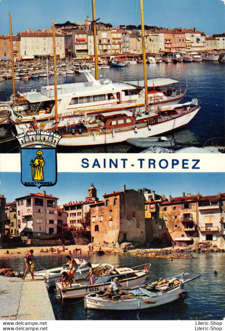 [83] SAINT-TROPEZ - Le Port Des Yachts Et Le Port Des Pêcheurs Cpm GF 1976 ♦♦♦ - Saint-Tropez