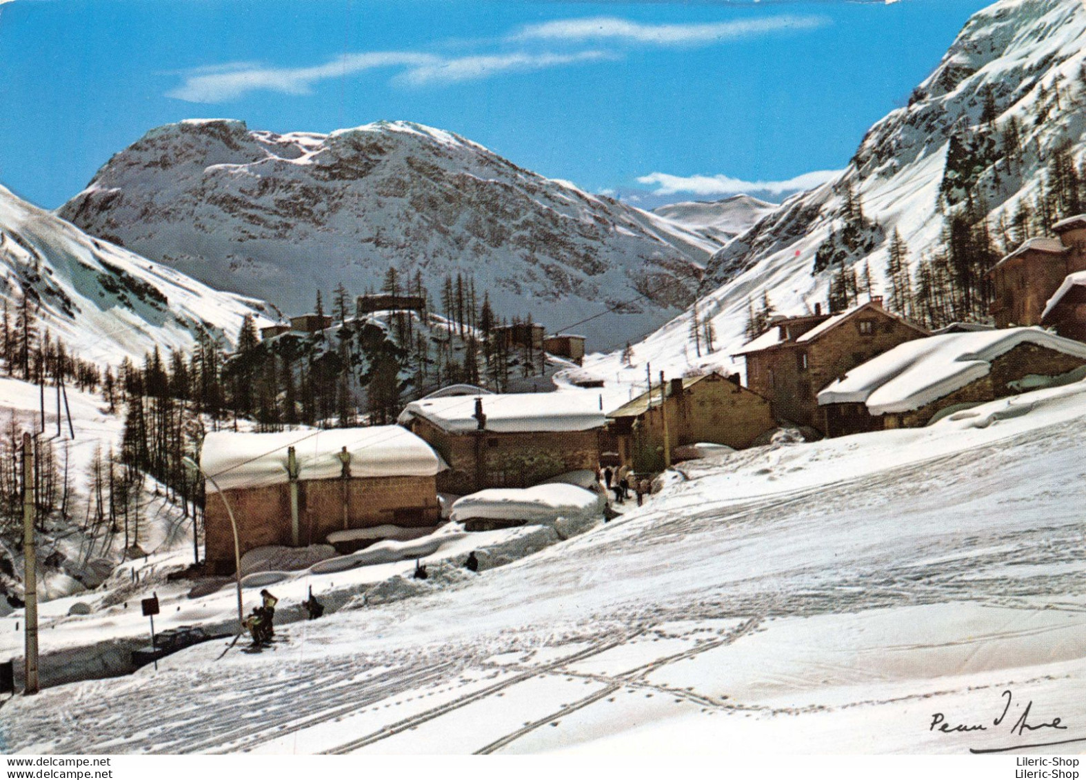 [73] Val D'Isère Le Vieux Village Du Joserey - Au Fond Le Rocher Des Fours Et Le Chatelard Cpsm GF 1972 ♥♥♥ - Val D'Isere