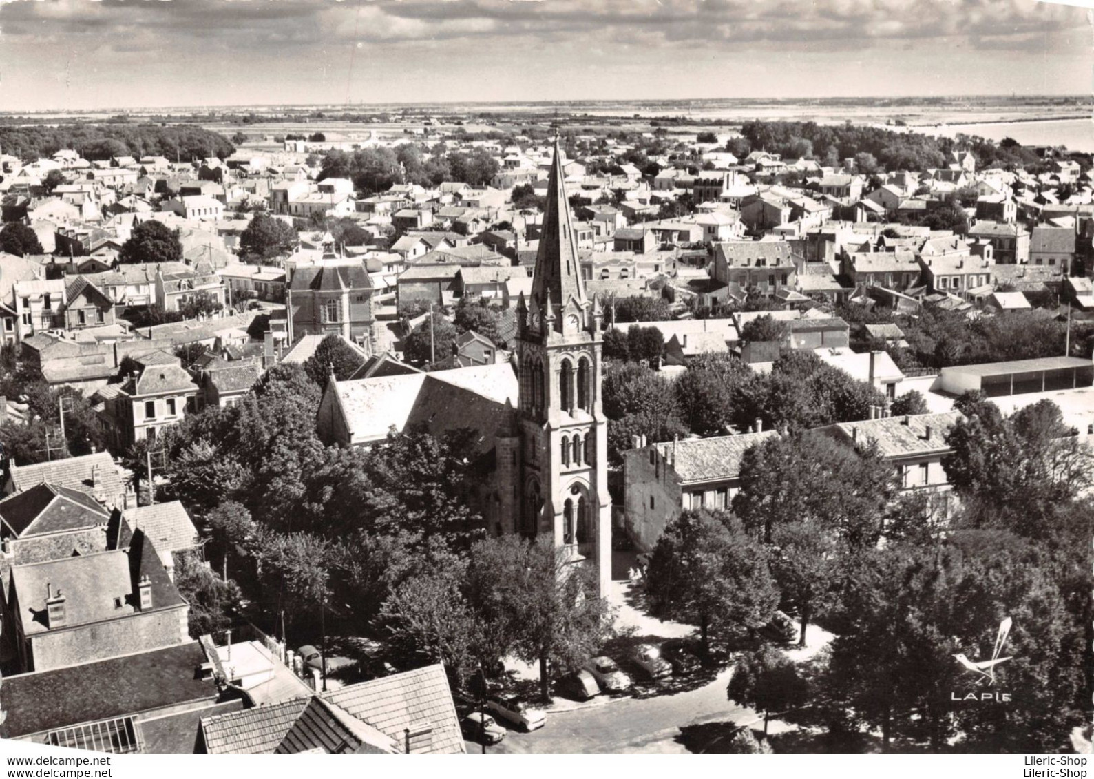 [17]  En Avion Au Dessus De FOURAS - Vue Générale Cpsm GF 1967 ♥♥♥ - Fouras-les-Bains