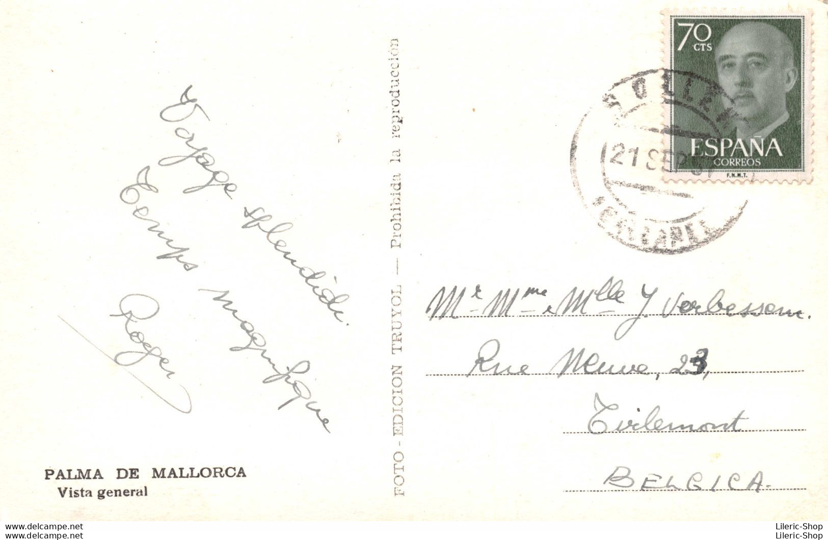 ESPAGNE - MALLORCA - Vista Général De Palma Cpsm PF 1951 ♥♥♥ - Mallorca