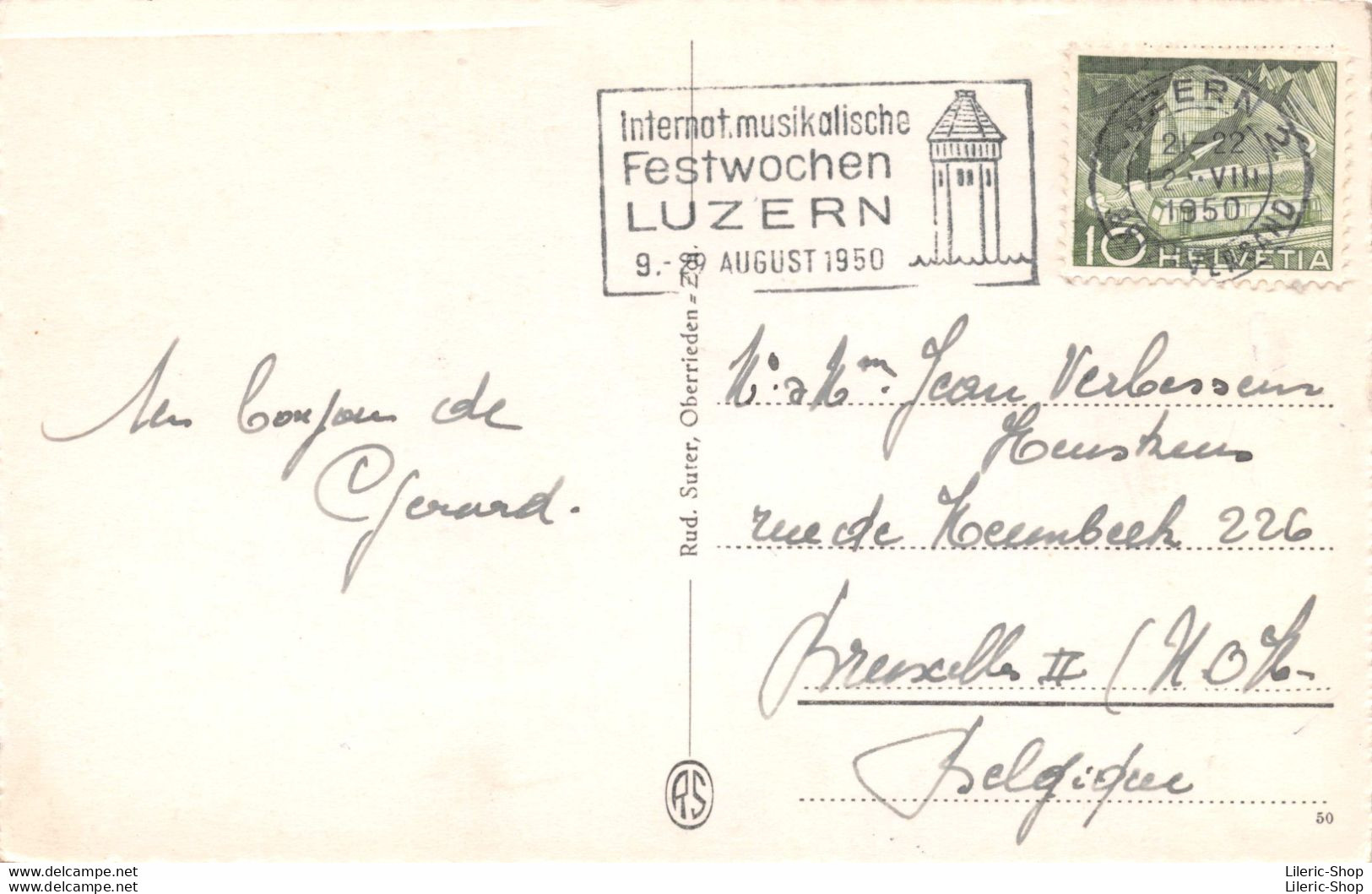 Schweiz, LUZERN Mit Pilatus  Cpsm PF1950 ♦♦♦ - Luzern