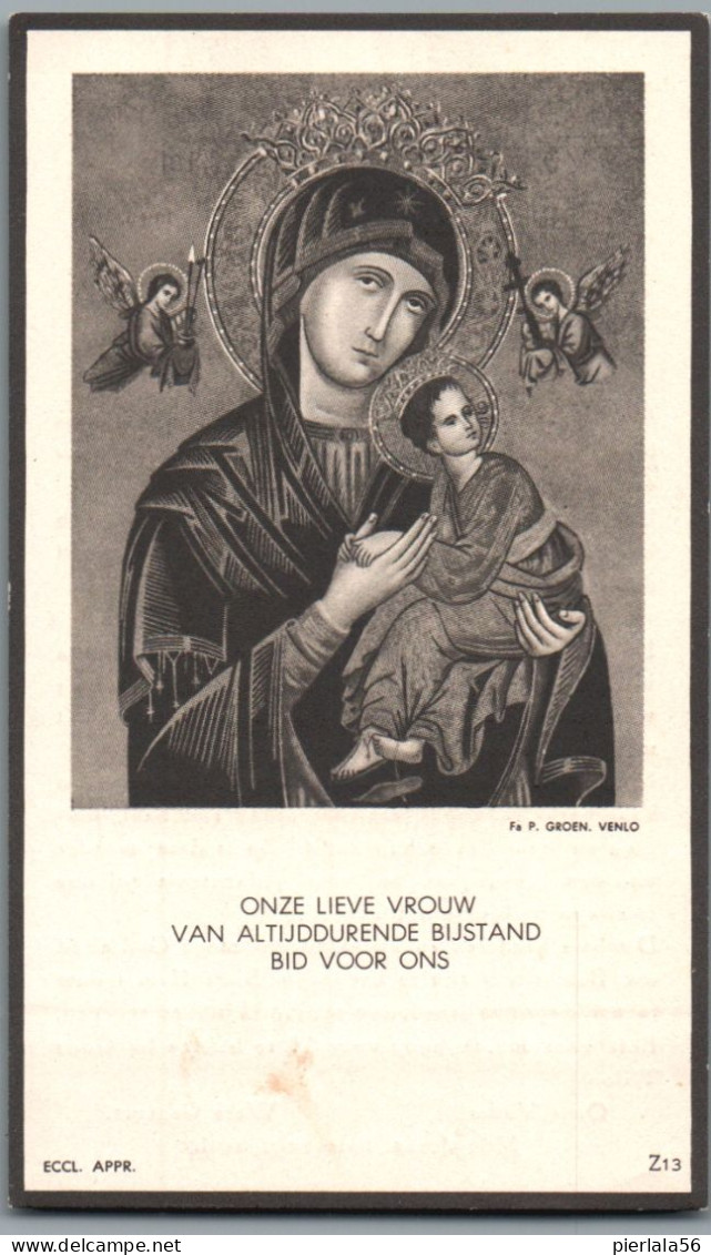 Bidprentje Goirle (NL) - Van Gorp Catharina Maria Johanna (1887-1961) - Images Religieuses