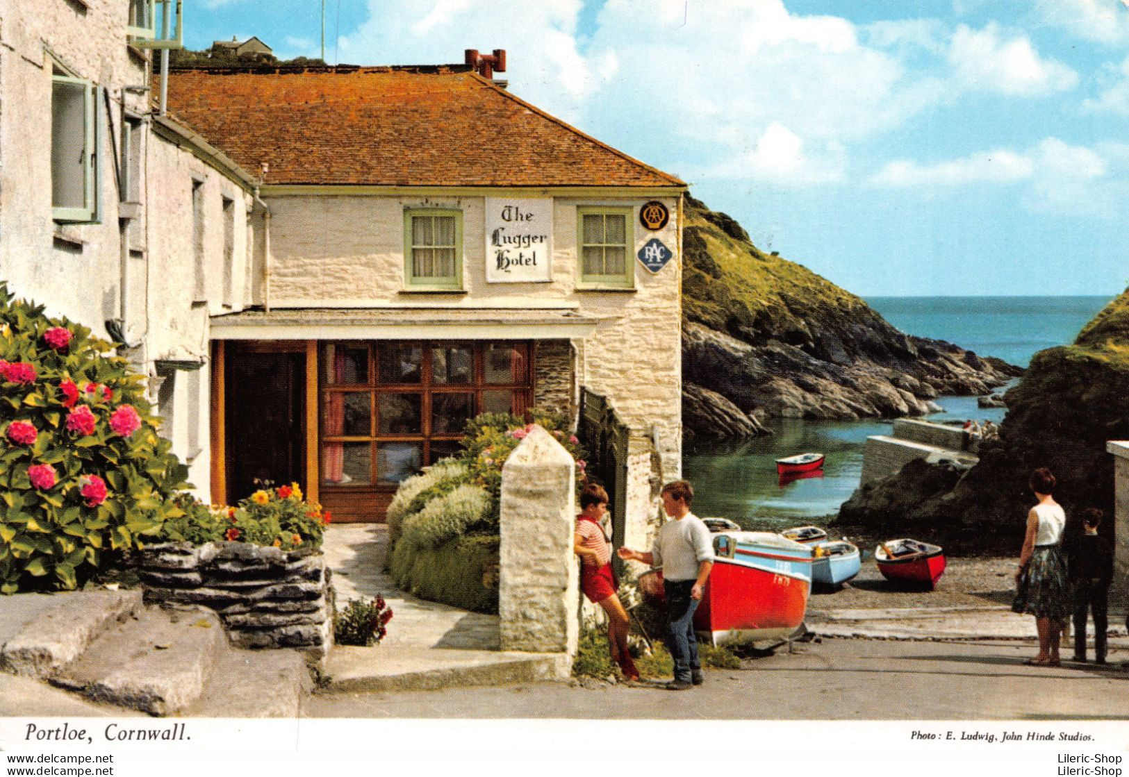 Angleterre > Cornwall/ Scilly Isles > CORNWALL - PORTLOE - THE LUGGER HOTEL - St.ives 1976  ♥♥♥ - Otros & Sin Clasificación