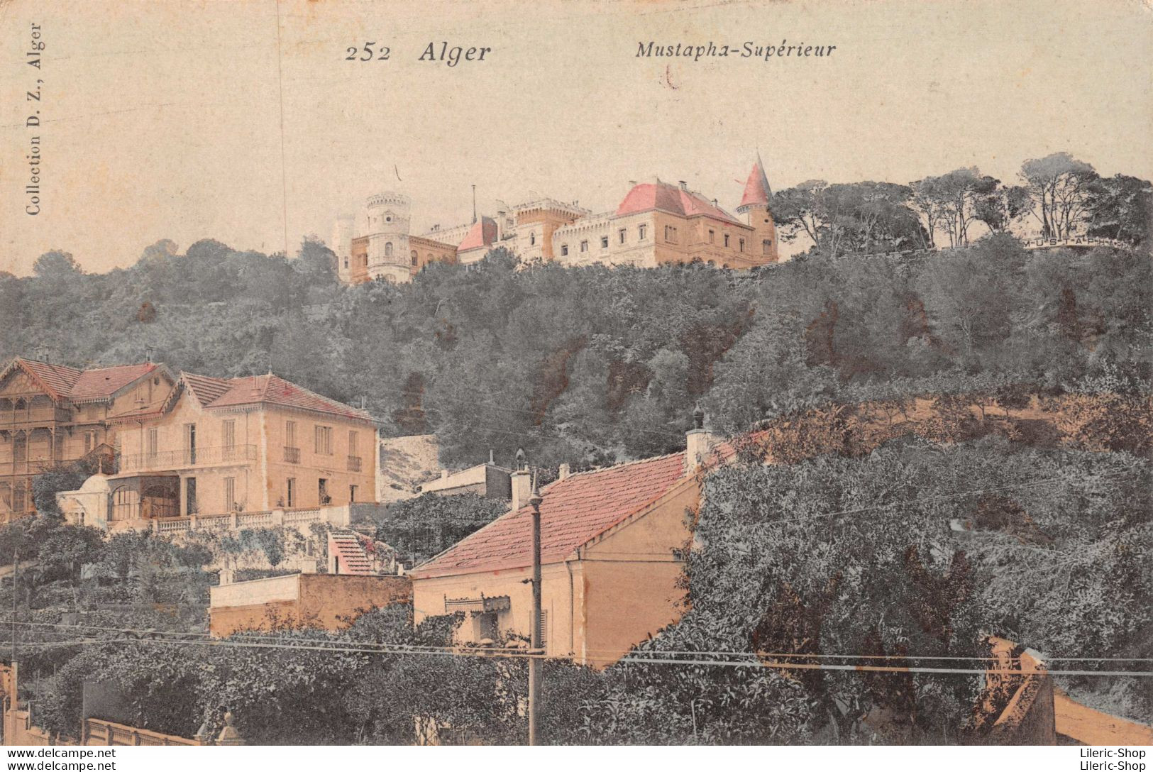 ALGER  Mustapha Supérieur N°252 Collection D.Z ± 1920 ♥♥♥ - Alger