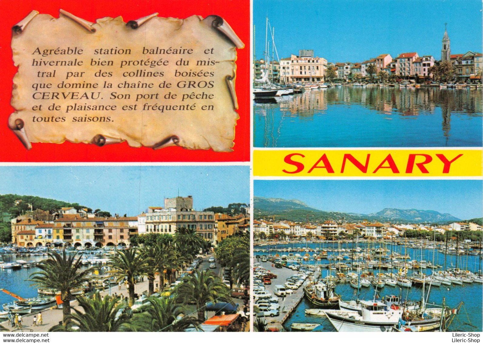 [83]  Sanary-sur-Mer - Souvenir De Sanary - Multivues Cpm GF ( ͡♥ ͜ʖ ͡♥) ♥ - Sanary-sur-Mer