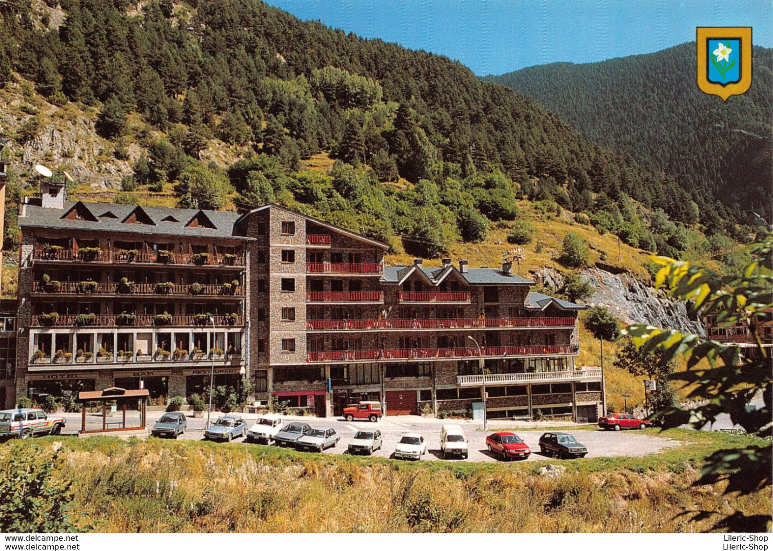PRINCIPAT D'ANDORRA. Hôtel Solana - Autos  Cpm GF ( ͡◕ ͜ʖ ͡◕) ♦ - Andorre