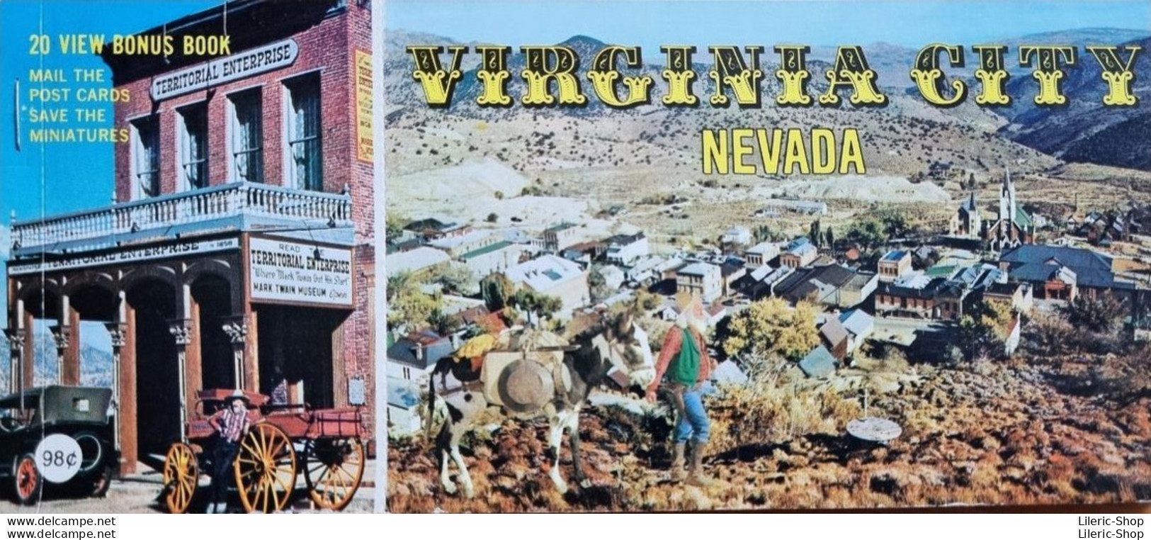 Etats-Unis > NV - Nevada 20 View Bonus Book - Virginia City  - Carson City ( ͡◕ ͜ʖ ͡◕) ♦ - Sonstige & Ohne Zuordnung