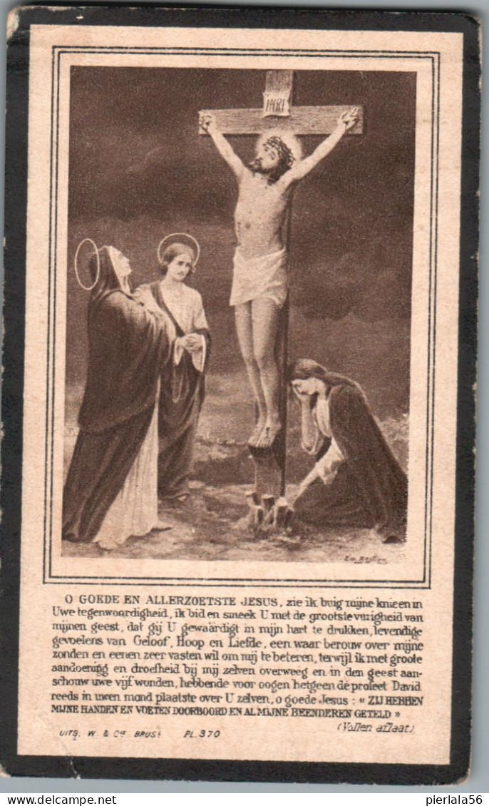 Bidprentje Grembergen - Callebaut Paulina Maria Anna (1884-1927) - Images Religieuses