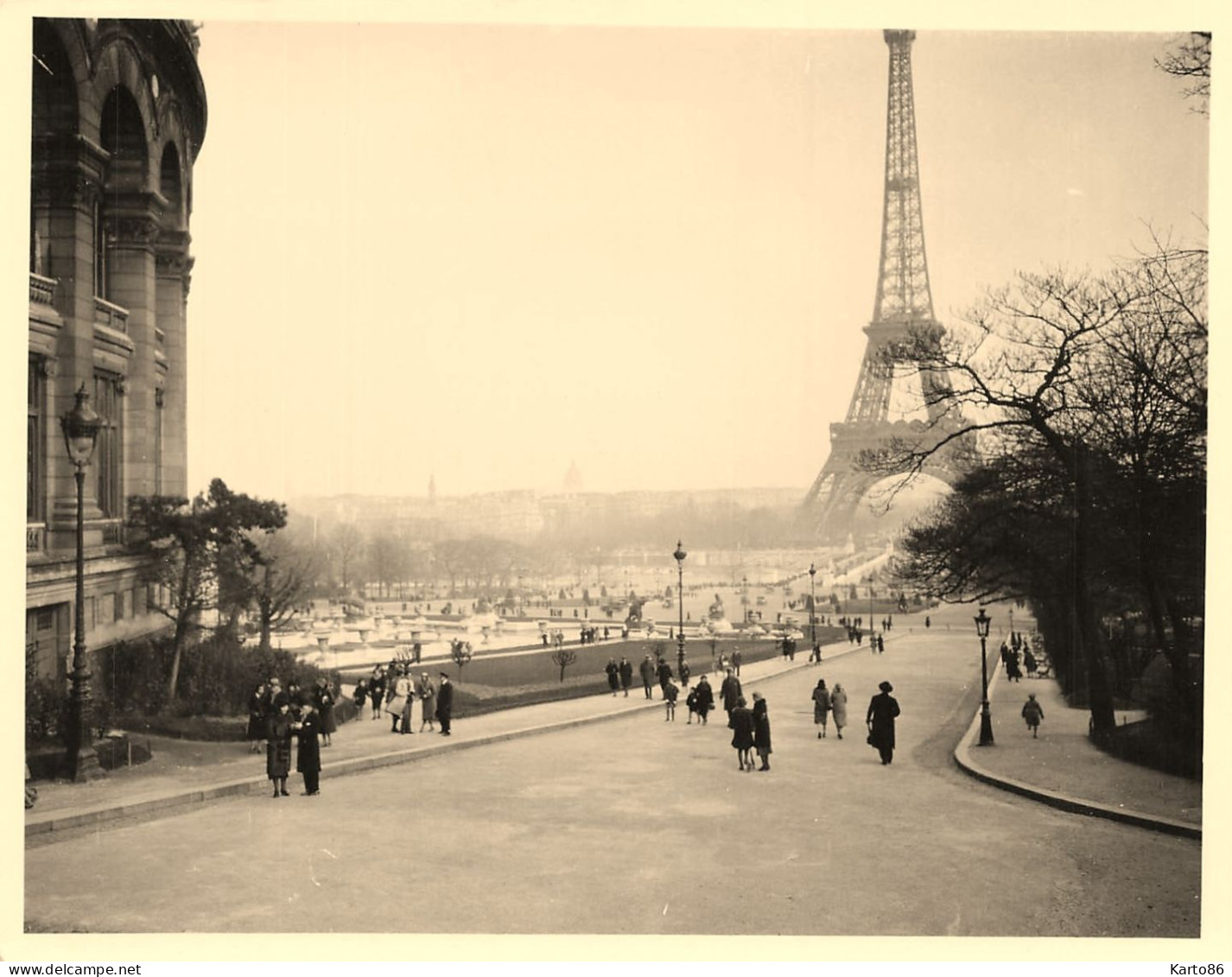 Paris 7ème * La Tour Eiffel * TOUR EIFFEL * 3 Photos Anciennes Format 13x10.2cm - Arrondissement: 07