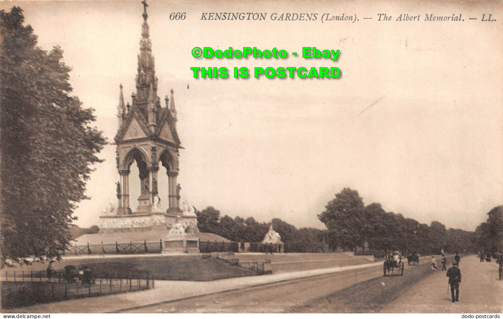 R423843 Kensington Gardens. London. The Albert Memorial. LL. 666 - Autres & Non Classés