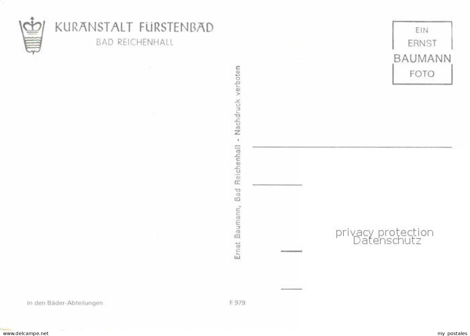 72682651 Bad Reichenhall Kuranstalt Fuerstenbad Bad Reichenhall - Bad Reichenhall