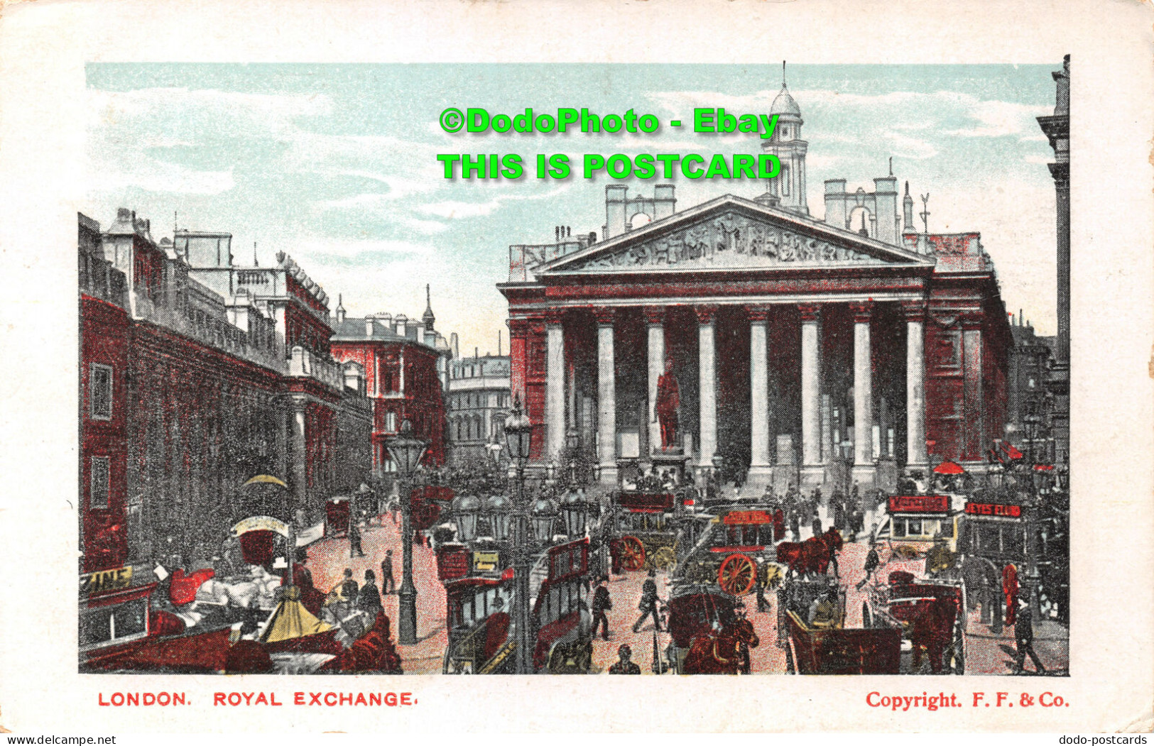 R423844 London. Royal Exchange. F. F. And Co - Sonstige & Ohne Zuordnung