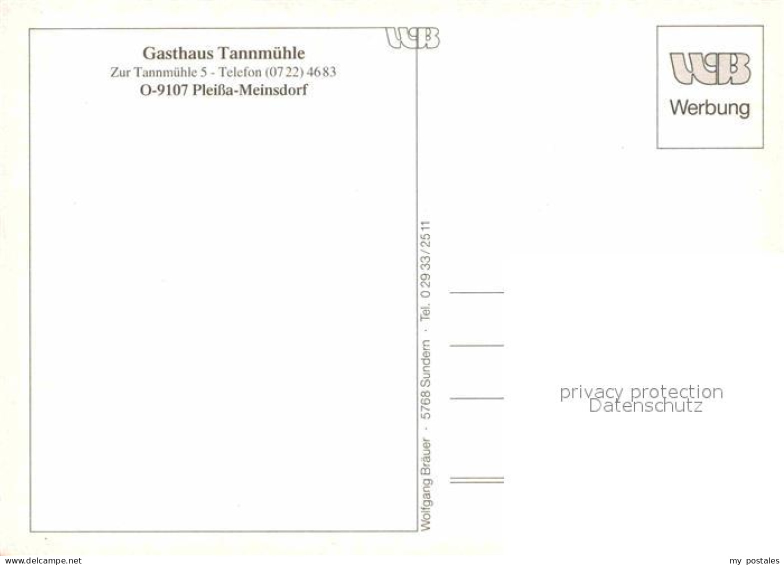 72682518 Pleissa Gasthaus Tannmuehle Limbach-Oberfrohna - Limbach-Oberfrohna