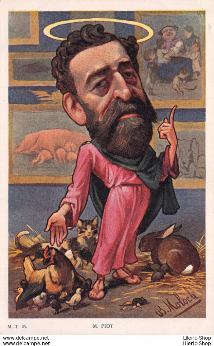 Caricature Du Sénateur Edmé Piot Apôtre De La Repopulation En France Vers1905 Par MORLOCH ♦♦♦ - Sátiras