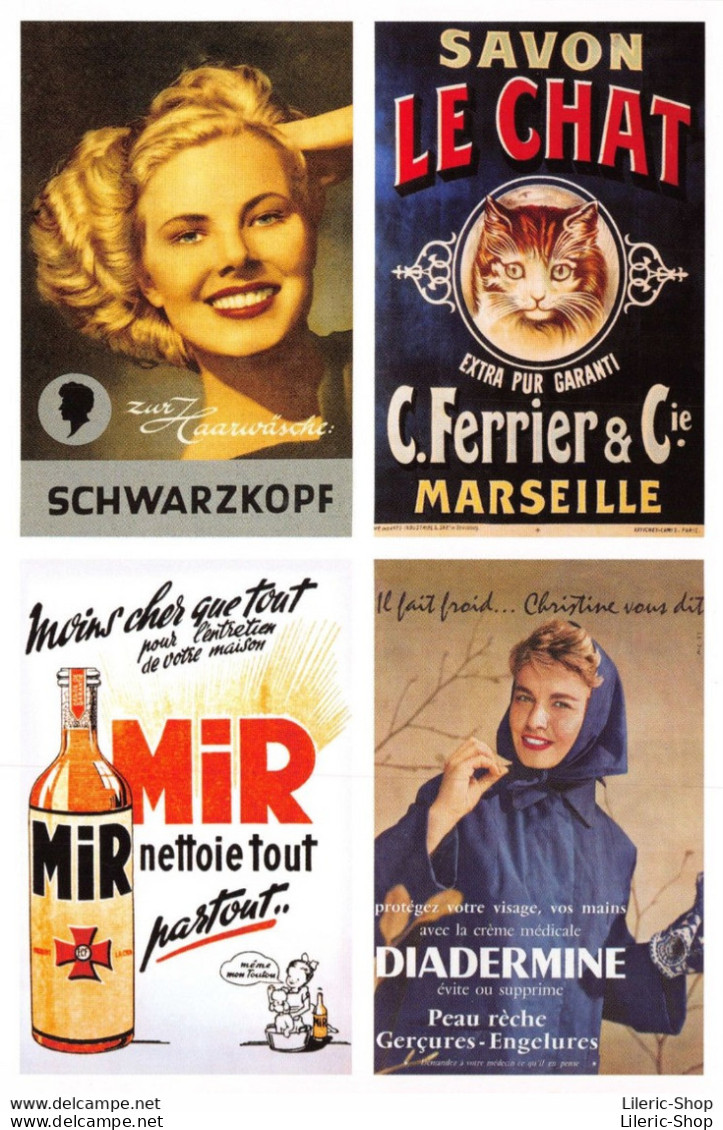 CPM - Reproduction Affiches Publicitaires MIR-DIADERMINE-SCHWARZKOPF-LE CHAT ♥♥♥ - Advertising