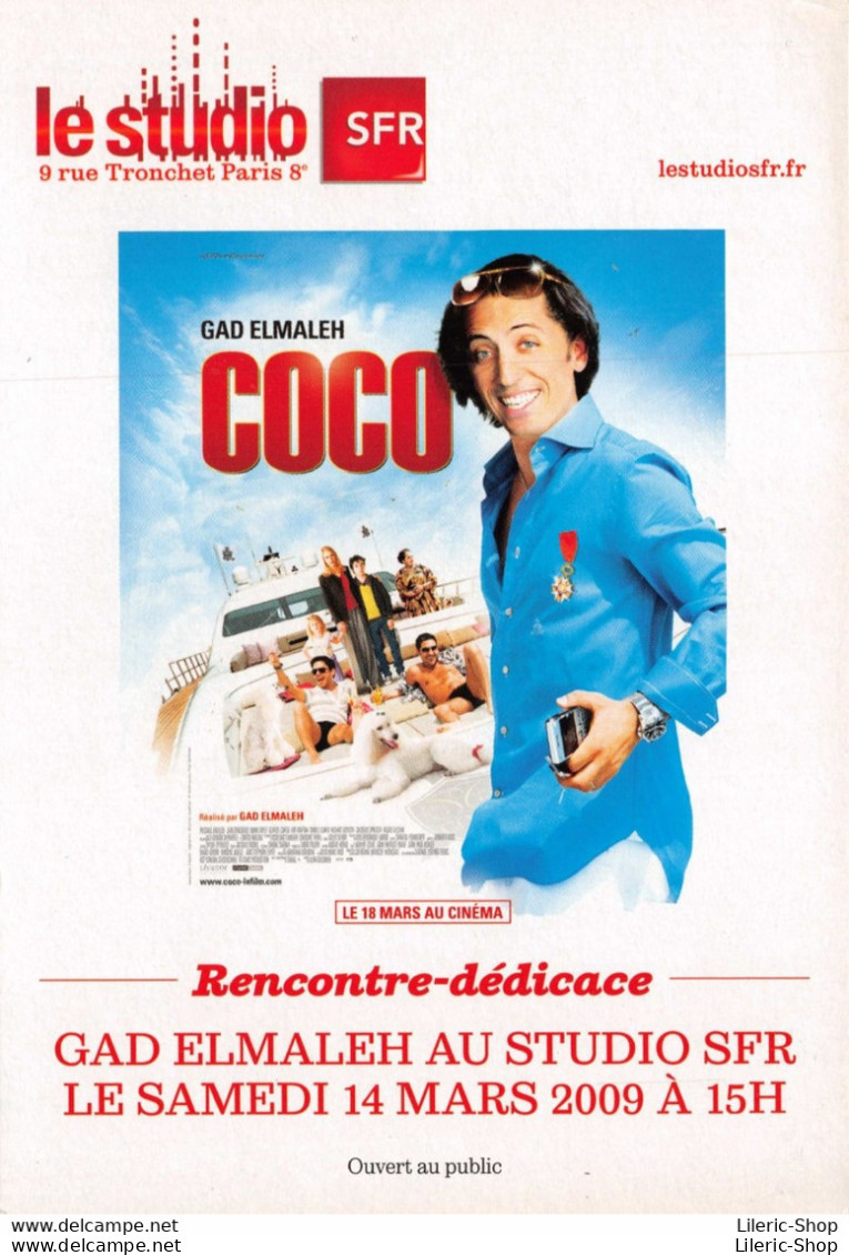 Cinéma - Affiche De Film "COCO"  GAD EL MALEH - CPM PUBLICITAIRE LE STUDIO SFR 2009 ♥♥♥ - Plakate Auf Karten