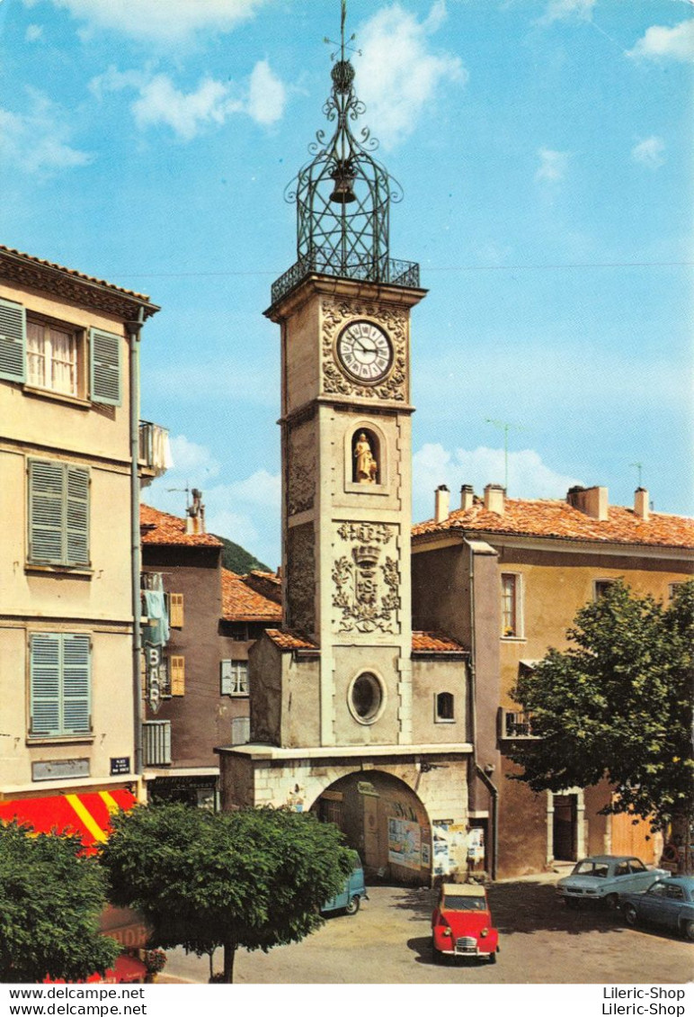 [04] SISTERON (Alpes-de-Hte-Prov.) Alt. 480 M La Tour De L'Horloge - Automobiles 2 Cv - 204 - Dauphine CPSM ♥♥♥ - Sisteron