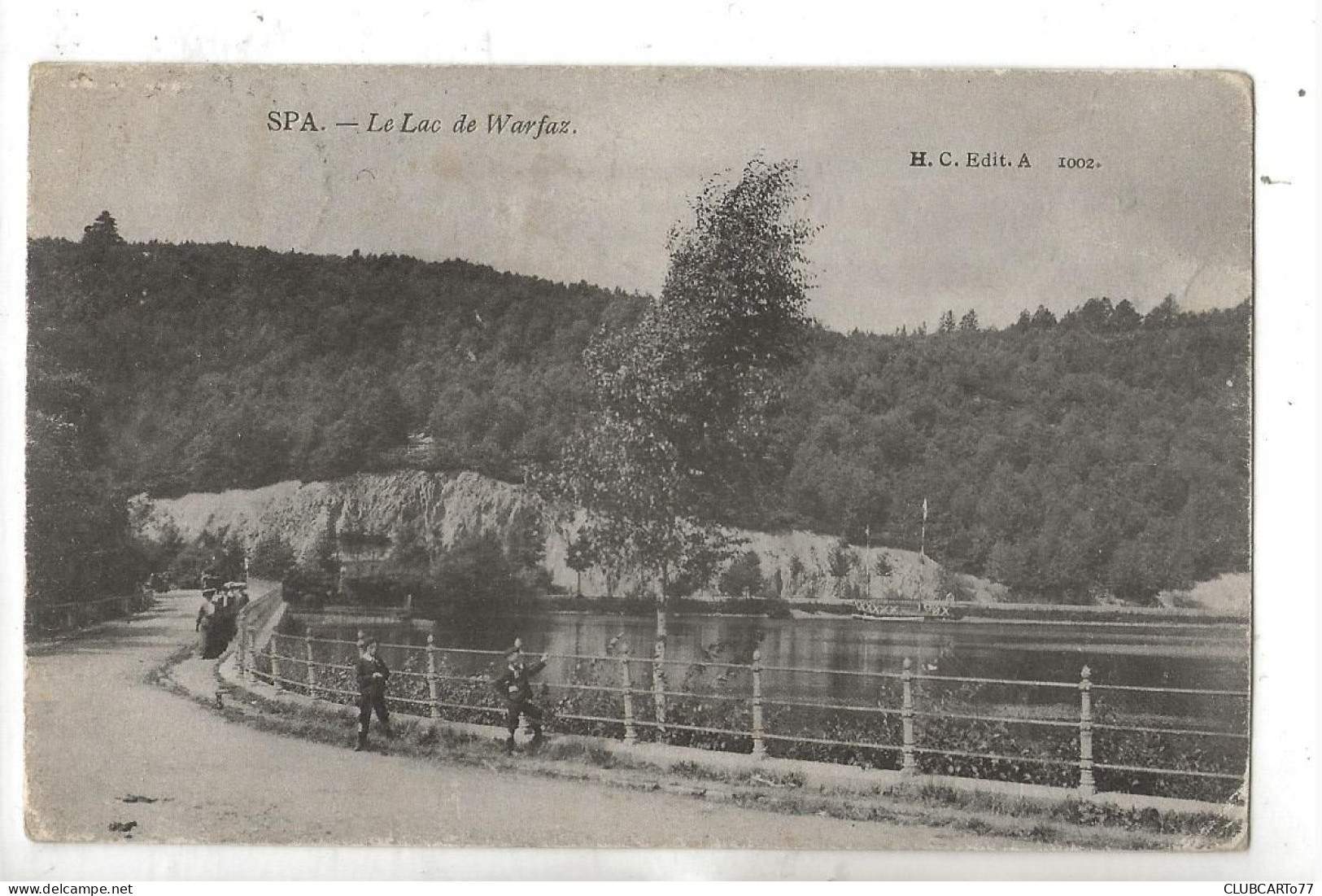 Spa (Belgique, Liège) : Le Lac De Warfaz En 1910 (animé) PF. - Spa