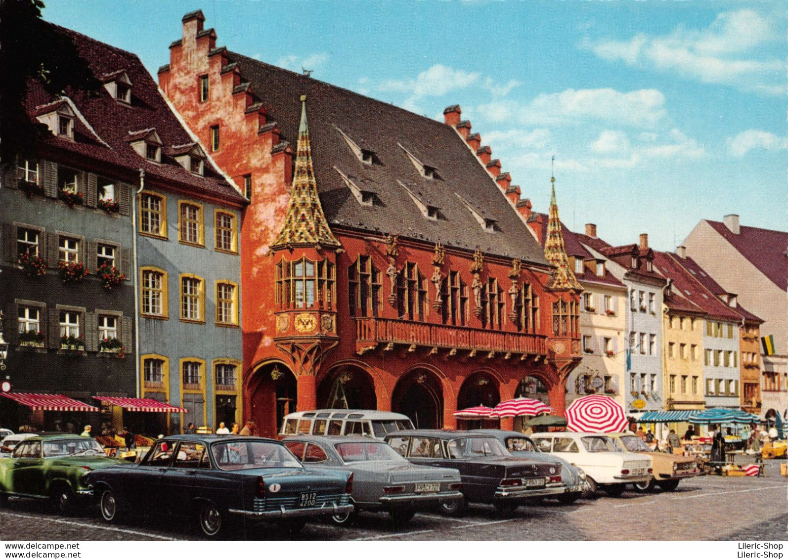 Automobiles Autos Cars Ford Zephyr Opel Rekord Série A Mercedes  - FREIBURG Im Breisgau - CPSM GF ± 1960 ♥♥♥ - Toerisme