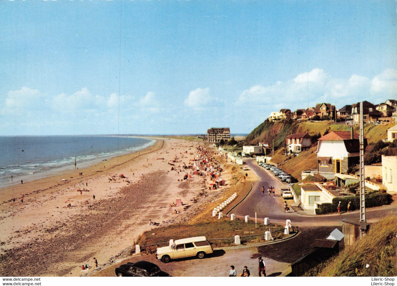 [50] DONVILLE-LES-BAINS (Manche)  La Plage - Automobile 404 Peugeot Break - CPSM  GF ± 1970 ♥♥♥ - Sonstige & Ohne Zuordnung