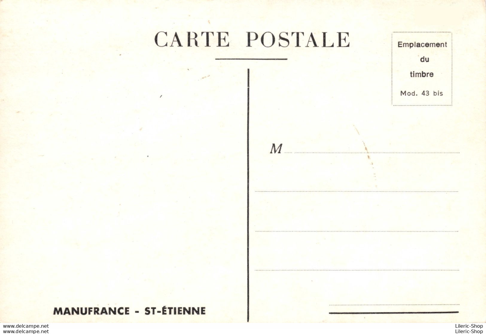 [42] Saint St Etienne MANUFRANCE - Belle Vue Aérienne VOIR DOS Carte PUB   Cpsm ± 1970 ♥♥♥ - Saint Etienne