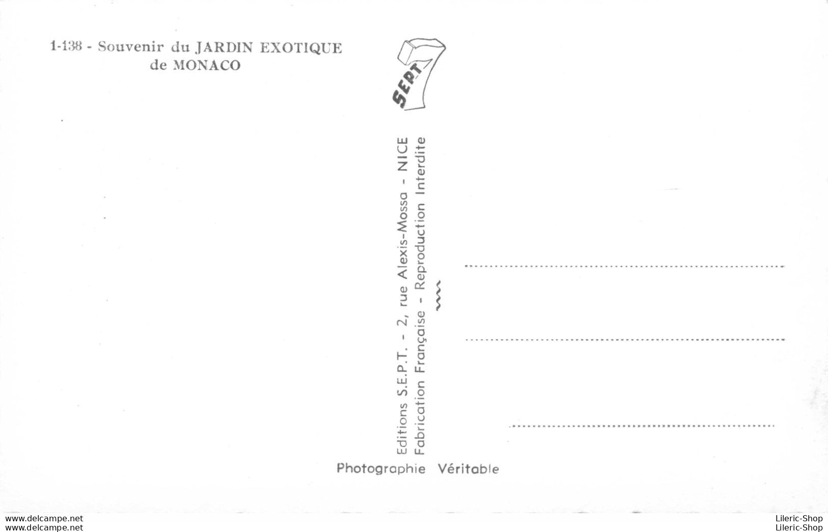 Souvenir Du JARDIN EXOTIQUE De MONACO - MULTIVUES - Cpsm ± 1950 ♥♥♥ - Exotischer Garten
