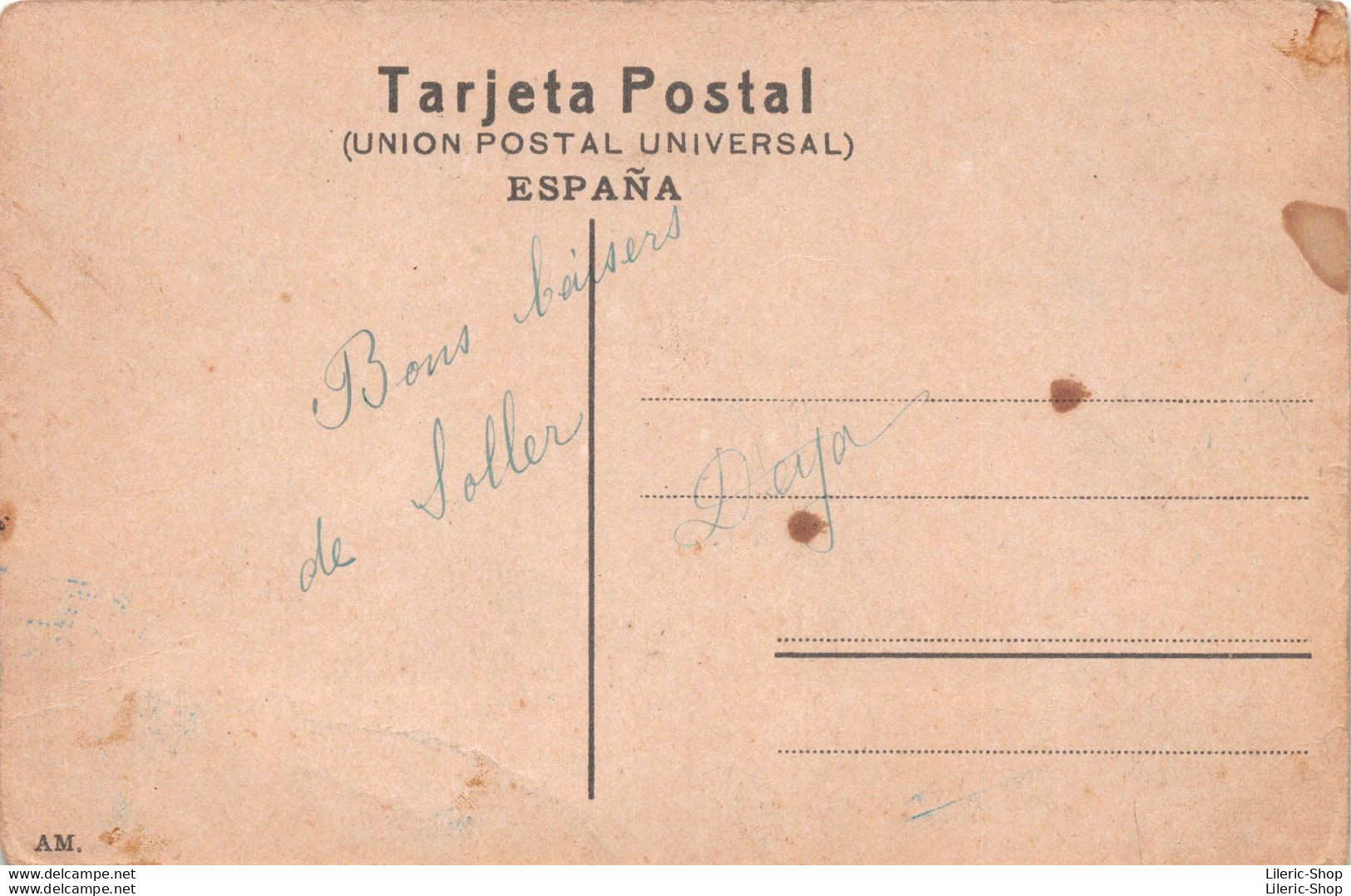 MALLORCA - 274  SOLLER Detalle Del Puerto Cpa ± 1910 ♣♣♣ - Mallorca
