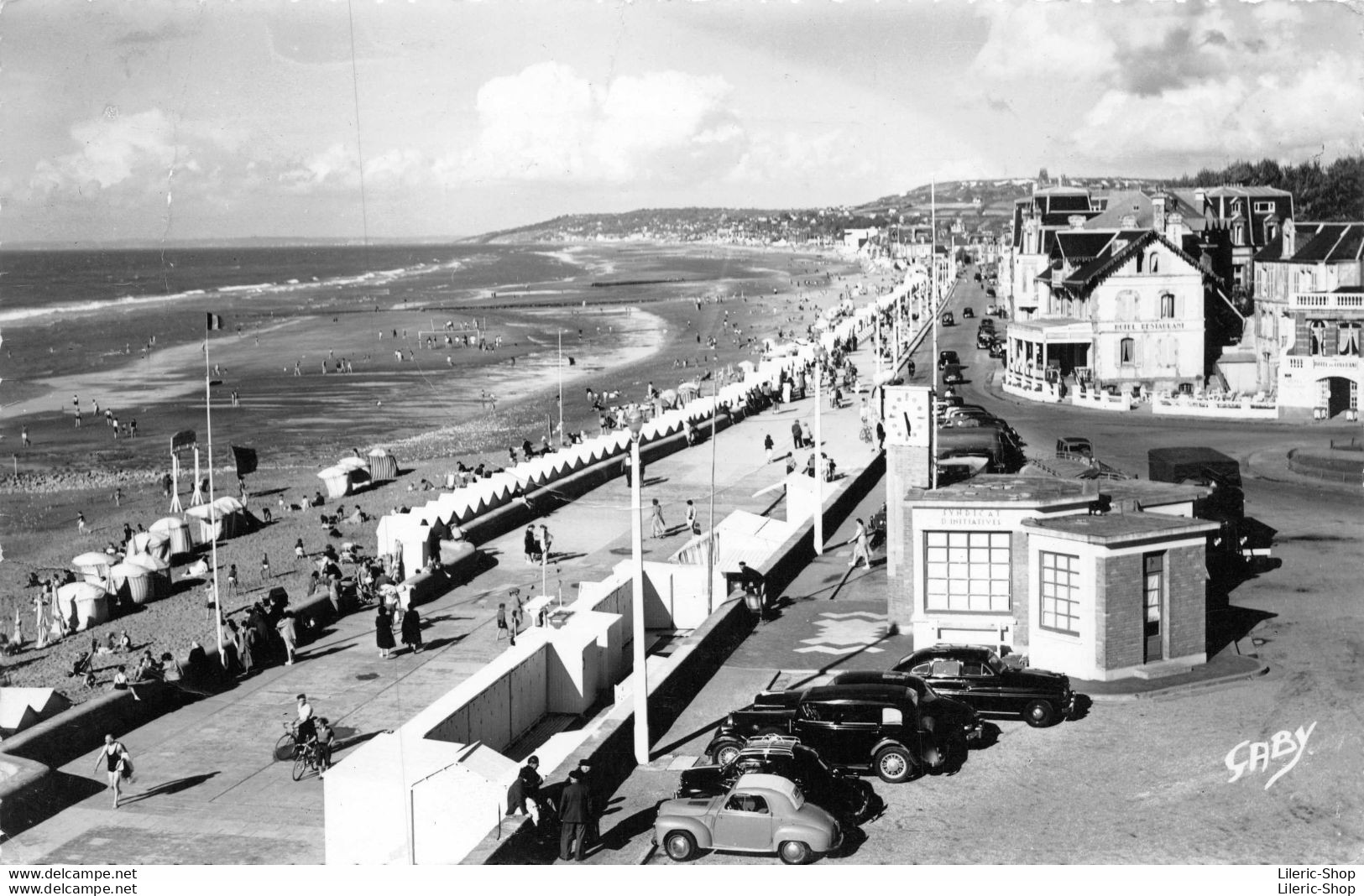 [14]  VILLERS-sur-MER La Plage - Automobiles ( Fiat Topolino 500C) ♠♠♠ - Villers Sur Mer