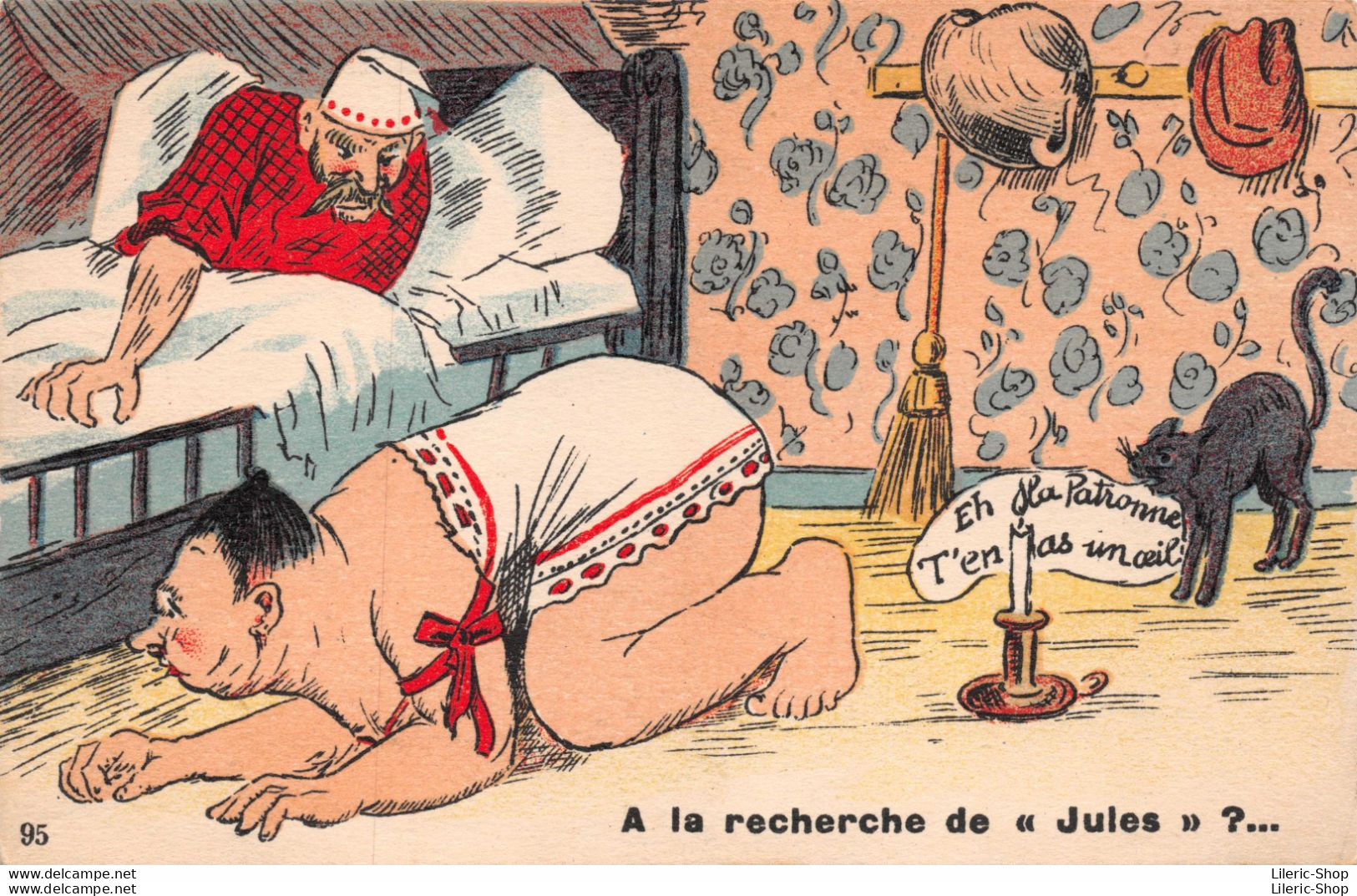 HUMOUR GRIVOIS " A La Recherche De Jules " - Le Chat "Eh La Patronne, T'en As Un Oeil " Cpa 1928 ♥♥♥ - Humour