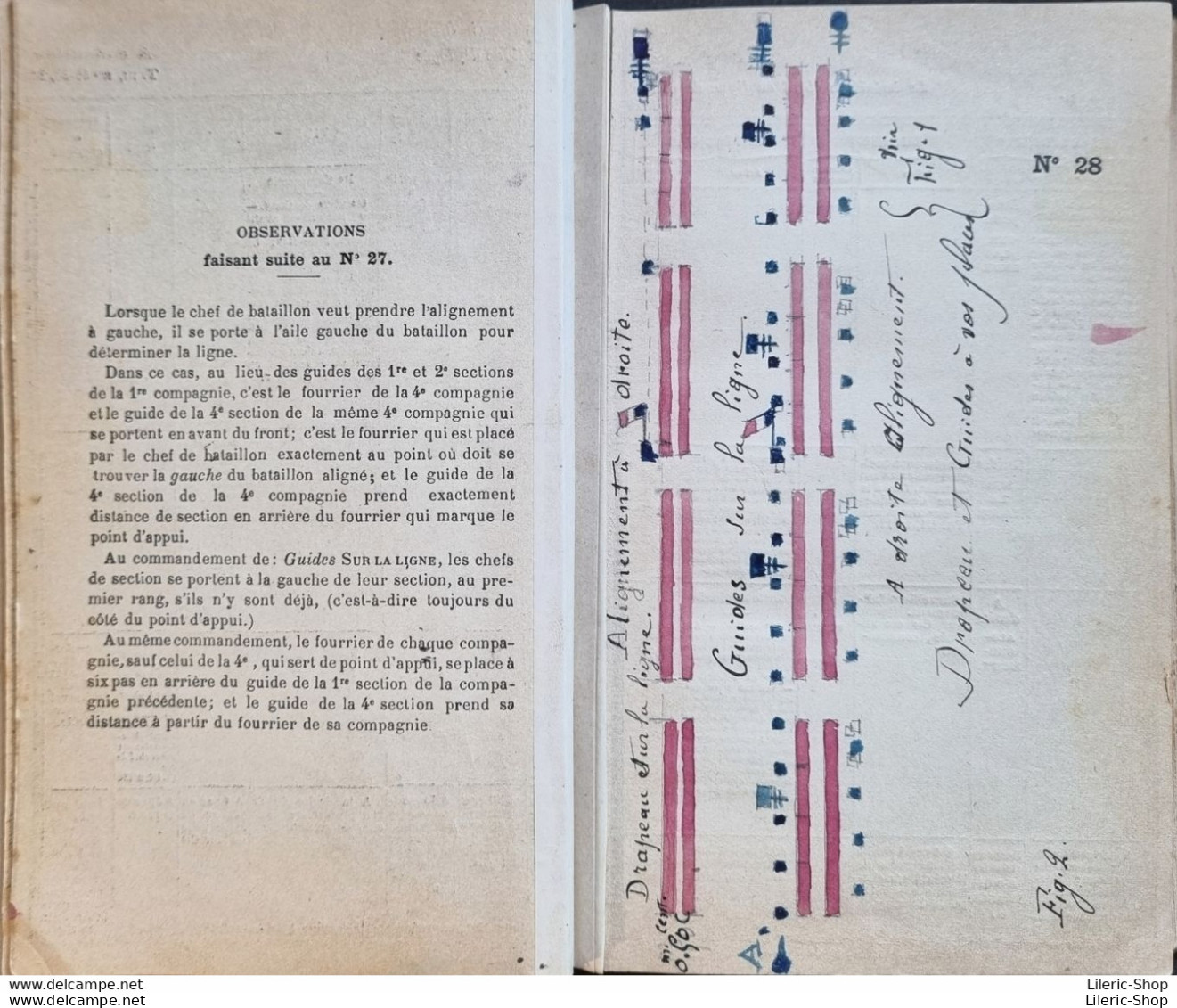 L. SAMION L'ECOLE DE BATAILLON TABLEAUX SYNOPTIQUES  PARIS A LA DIRECTION DU SPECTATEUR MILITAIRE ANNÉE 1890 - Autres & Non Classés