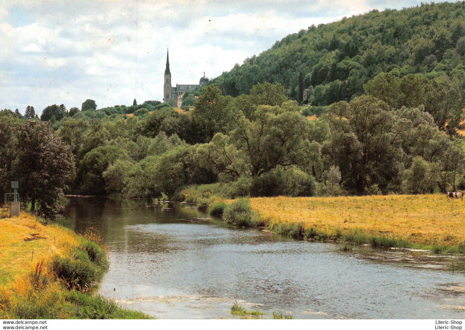 [88]  Domremy La Pucelle - Les Bords De La Meuse Et La Basilique CPM ♥♥♥ - Domremy La Pucelle