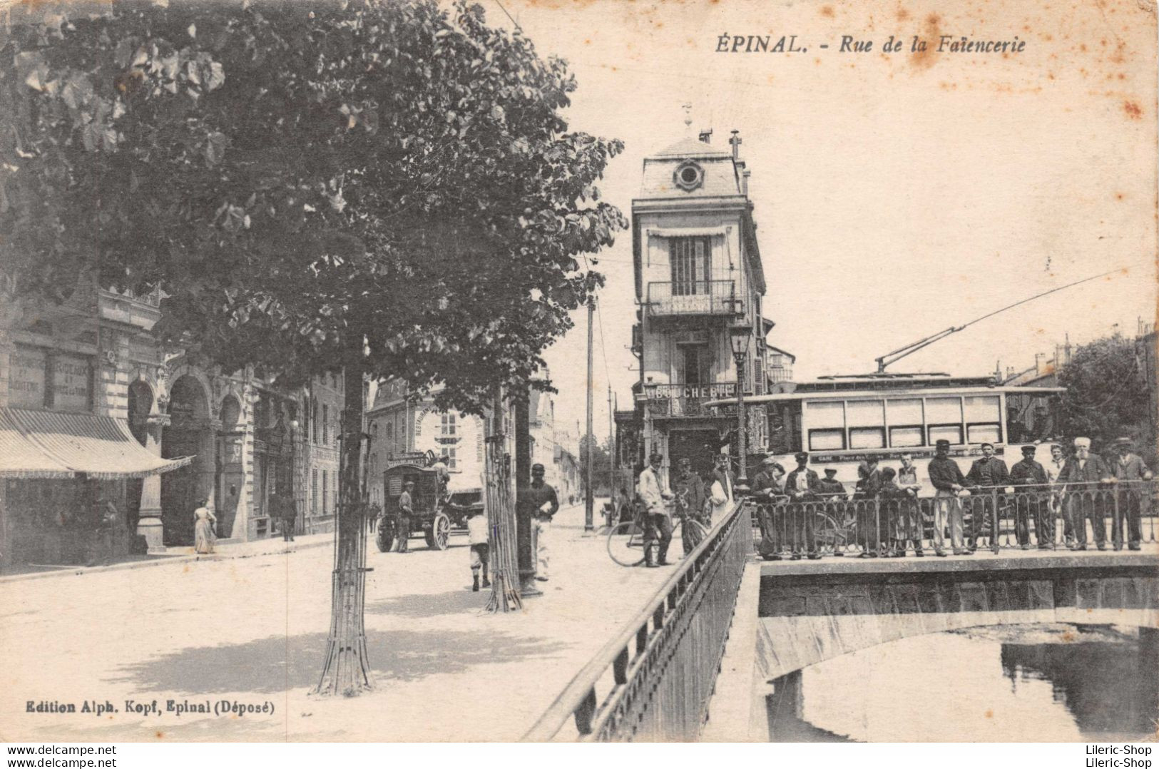 [88] Epinal - Rue De La Faïencerie (tramway)- Cachet Militaire 68ème Régiment D'Artillerie 104ème Batterie  ♦♦♦ - Epinal